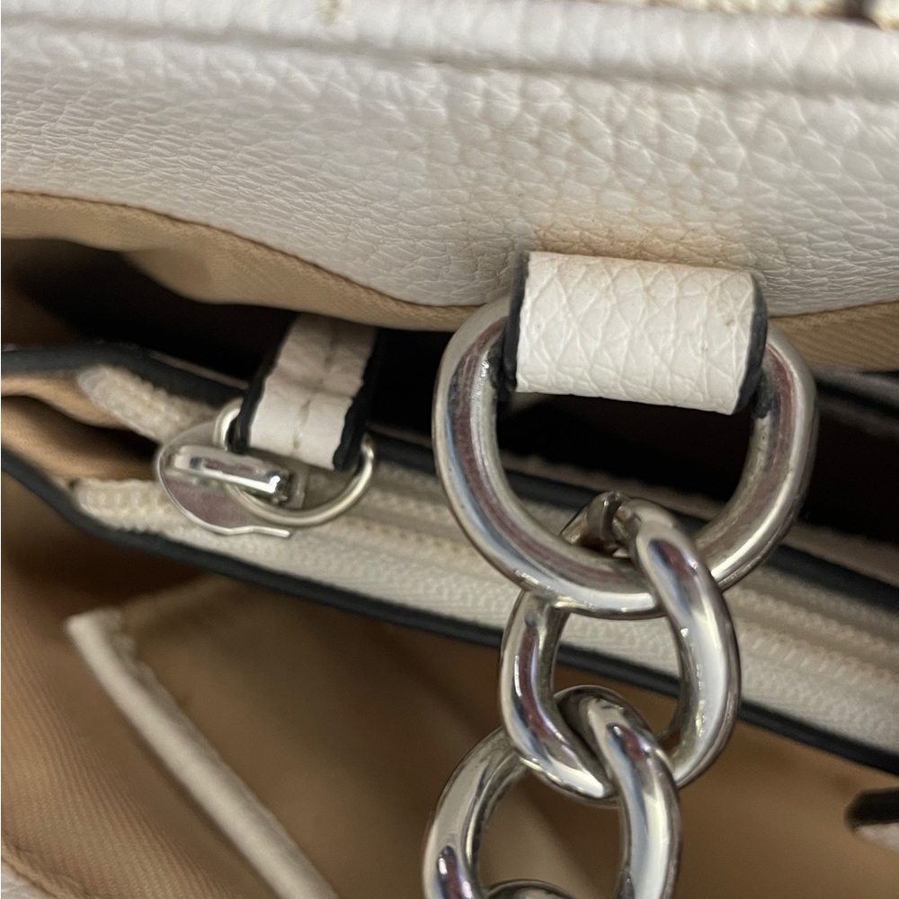 Dana Buchman White Laser-Cut Tote Bag - Picture 13 of 16